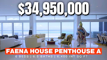 Episode 13: Faena House Penthouse A; Miami Beach's Art Deco Penthouse Masterpiece