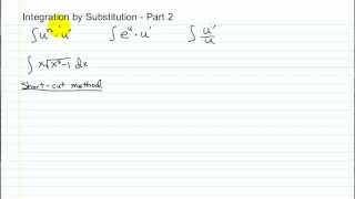 Integration by Substitution Part 2
