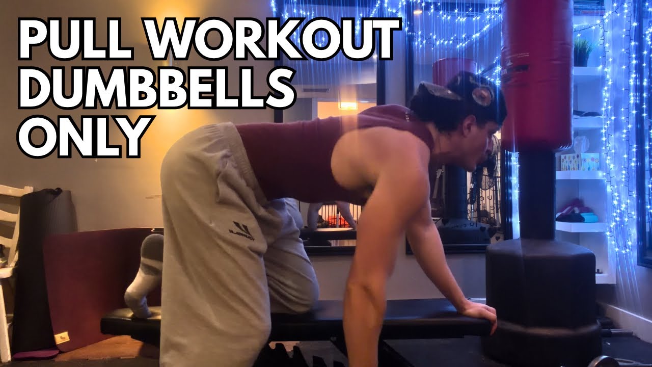 Pull Workout at Home (Dumbbells Only)