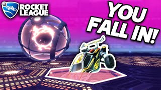 ROCKET LEAGUE DROPSHOT, BUT YOU FALL IN THE PIT