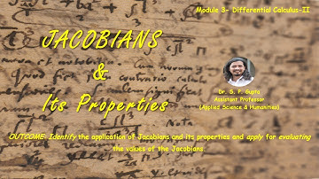 B.TECH | JACOBIAN | P-I | DIFFERENTIAL CALCULUS-II | Dr. S. P. Gupta | ENGG. MATHEMATICS-I