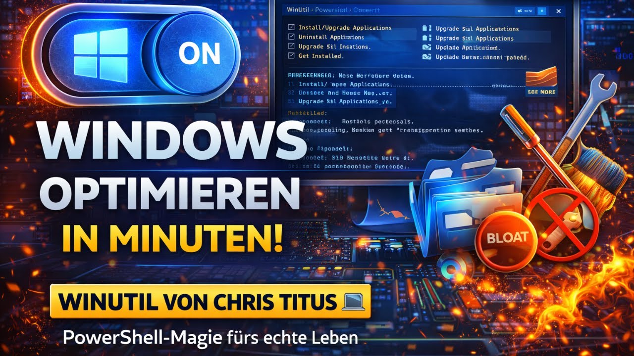 WinUtil erklärt: 1 PowerShell-Befehl verändert DEIN Windows!