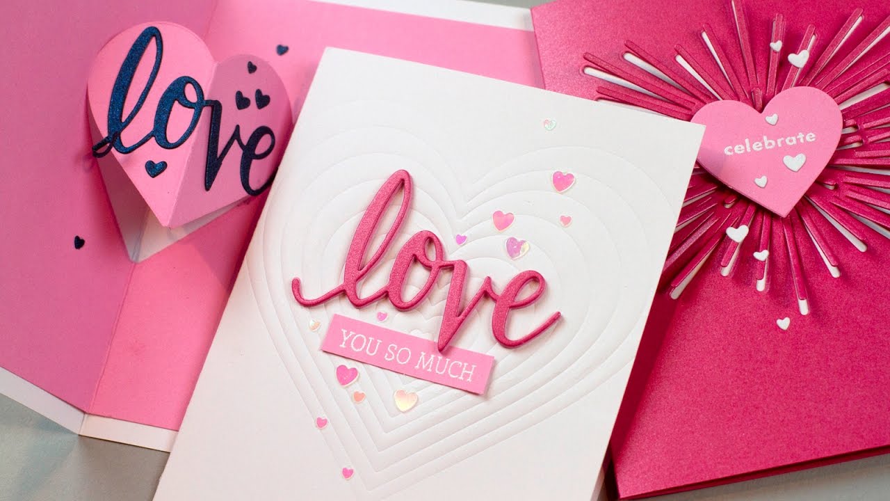 Love You Pop Up Card – Paper Love