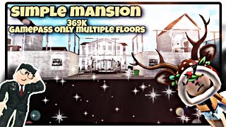 Simple Mansion 369K Build Lyncys Mansion Review. Roblox Bloxburg Build
