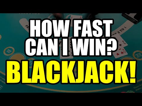 I Hit The BLACKJACK Table HARD and FAST! BIG WINNING RUN!