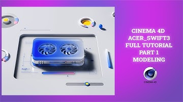 HOW TO CREATE ACER_SWIFT_3 FULL TUTORIAL part 1 modeling FAN  #acer #FREE #Cinema4D #MotionGraphic
