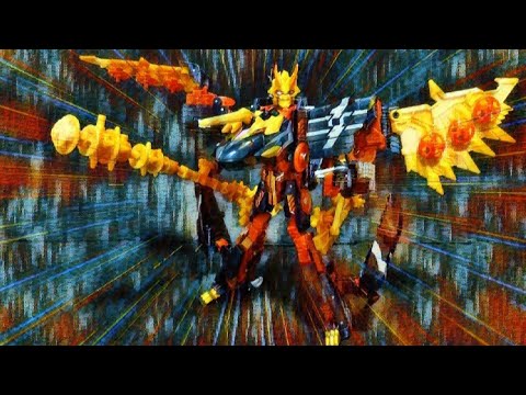 コマ撮り ～ シンカリオン #2【新幹線変形ロボ シンカリオン】 ブラックシンカリオンオーガ ライジングモード 変形シーン (Japanese Transforming Robot)
