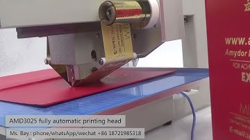 AMD3025 digital foil printer, foil printing machine for thesis, diary, books, hardcover, computerize