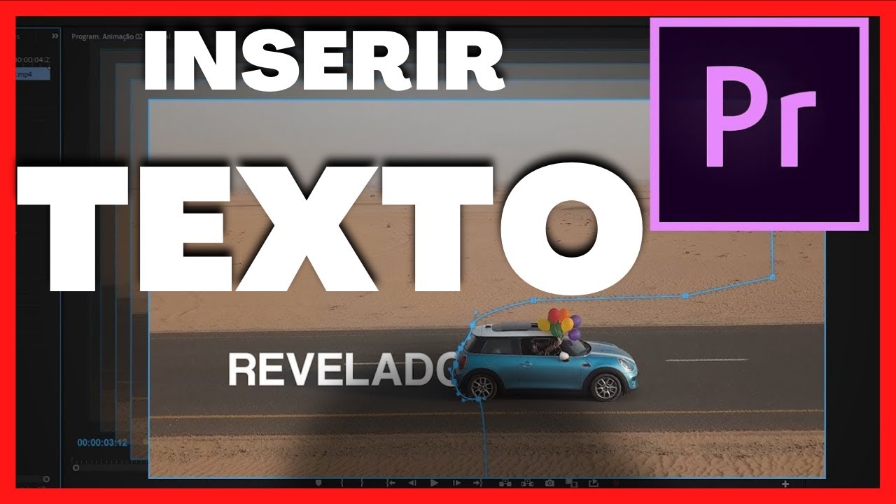 COMO COLOCAR TEXTO NO VIDEO COM ADOBE PREMIERE 2022 YouTube