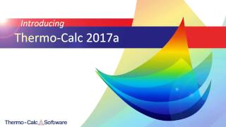 Introducing Thermo-Calc 2017a