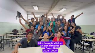 Último día de clase. Cohorte 2024-2025. Grupo Lunes, 3er Año de Medicina despedida.