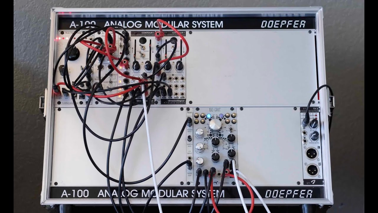 100 Grit Filter + 2hp NSE Noise Eurorack Demo