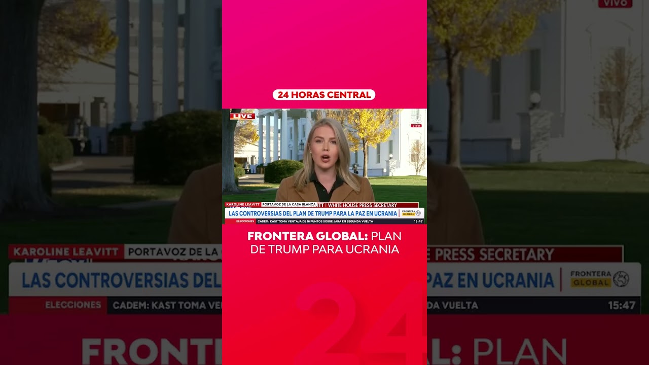 Frontera global: plan de Trump para Ucrania | 24 Horas TVN Chile