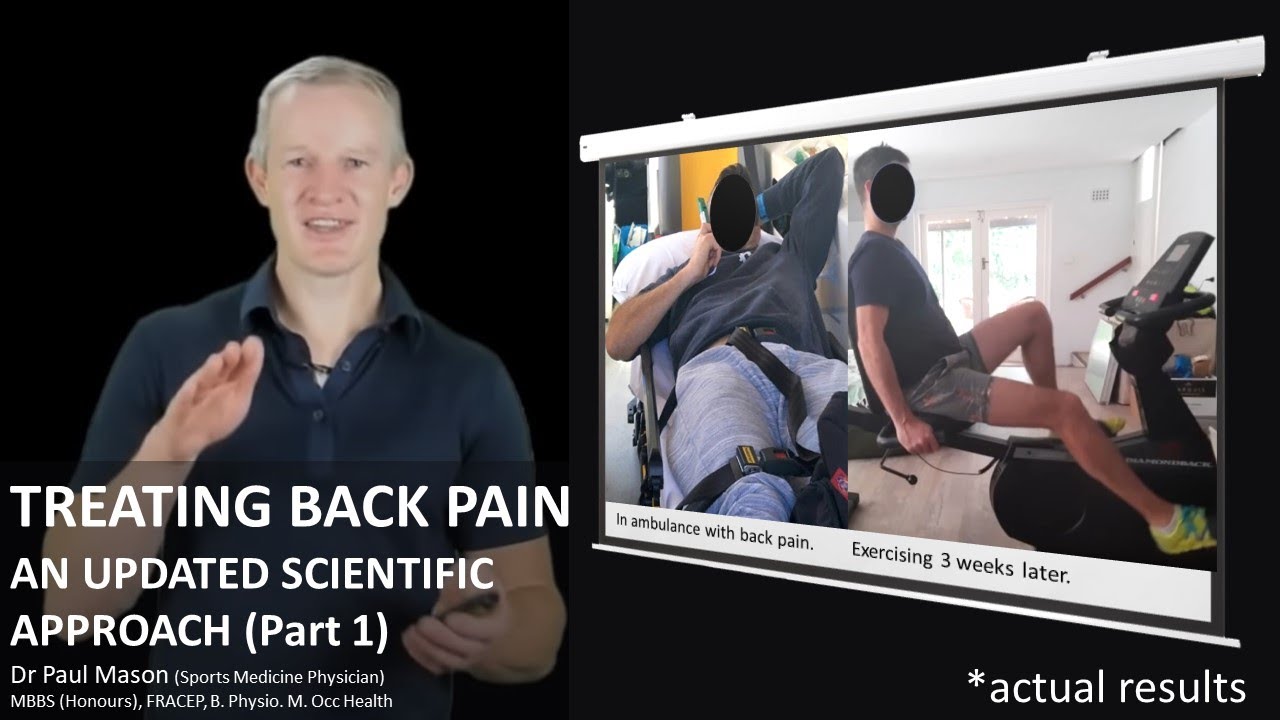 Dr Paul Mason treating back pain an updated scientific approach