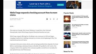 Hidden Bank Fees: The $12 Checking Account Charge Explained