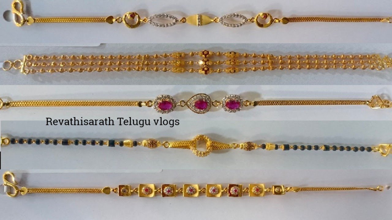 Gold Bracelet Designs For Women With Price