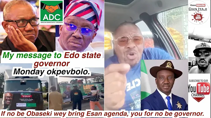 If no be Obaseki wey bring Esan agenda, you for no be governor, My message to edo state governor Mon