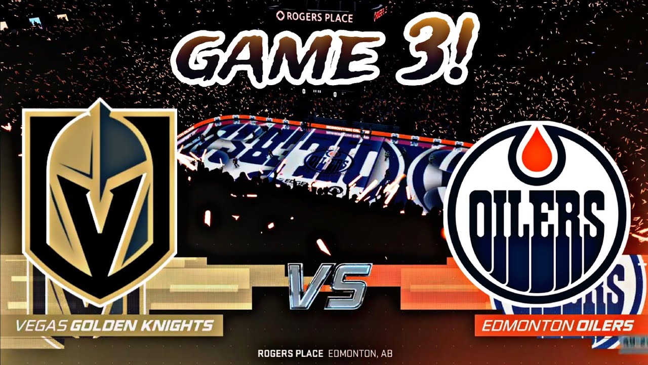 Edmonton Oilers vs Vegas Golden Knights! Game 3! NHL 25! PS5 Pro 4K ...