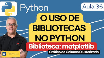 [Aula 36] - PYTHON - Biblioteca matplotlib - Gráfico de Colunas Clusterizado