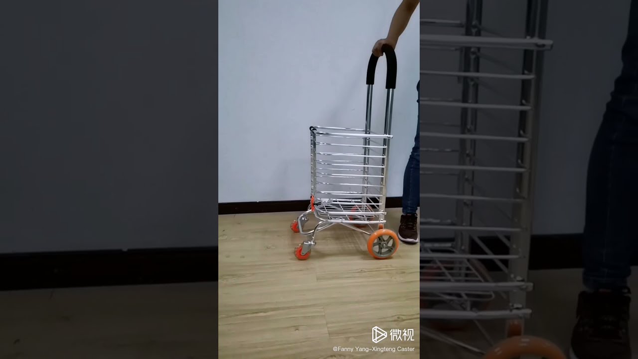 Hook Go Portable Folding Shopping Cart YouTube
