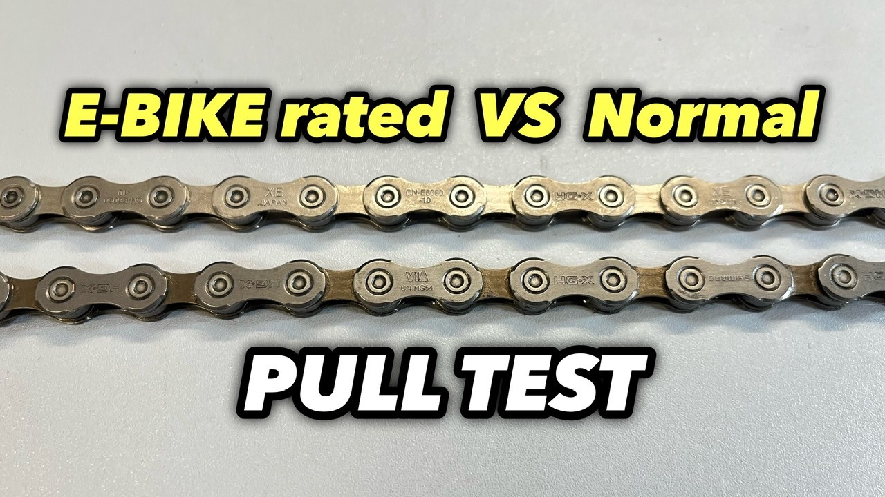 E-Bike Rated vs Standard Shimano HG-X Chain – Tensile Pull Test