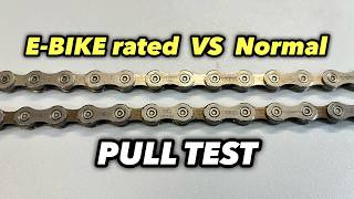 E-Bike Rated vs Standard Shimano HG-X Chain – Tensile Pull Test