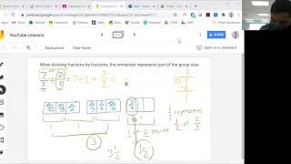 Interpret Remainders in Fraction Division