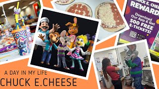 A Day In My Life As A Chuck E. Cheese Worker🤍