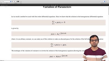 mod06lec72 - Variation of Parameters