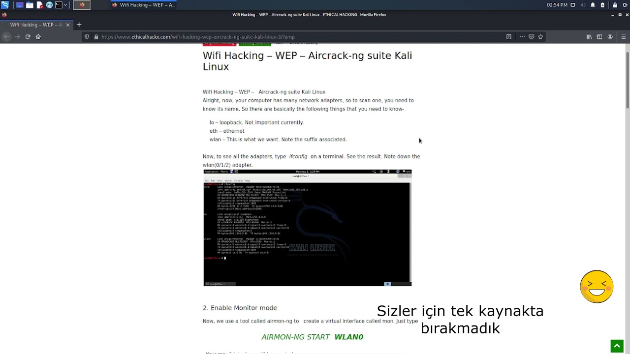 Nedir bu WEP?  Kali Linux 2021