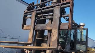 Sunfield Auction 2/11/25 Lot 154 - 2012 - 45,000 Lb. Taylor Pneumatic Tire Diesel Forklift