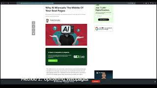 How to Upload Files and Web Pages to QuickCreator Knowledge Base