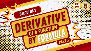 Derivative of a Function by Formula Part 3 of 4