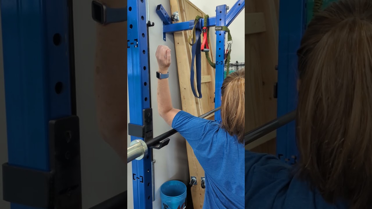 Barbell Rest Shoulder Rotations