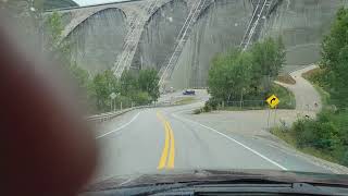 Manic 5 hydro dam drive down. Like visiting a pyramid! @yukoner
