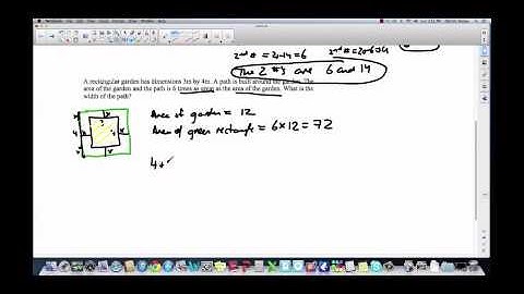 Founds 11: 7.5 Application of Quadratic Equations (part 2)