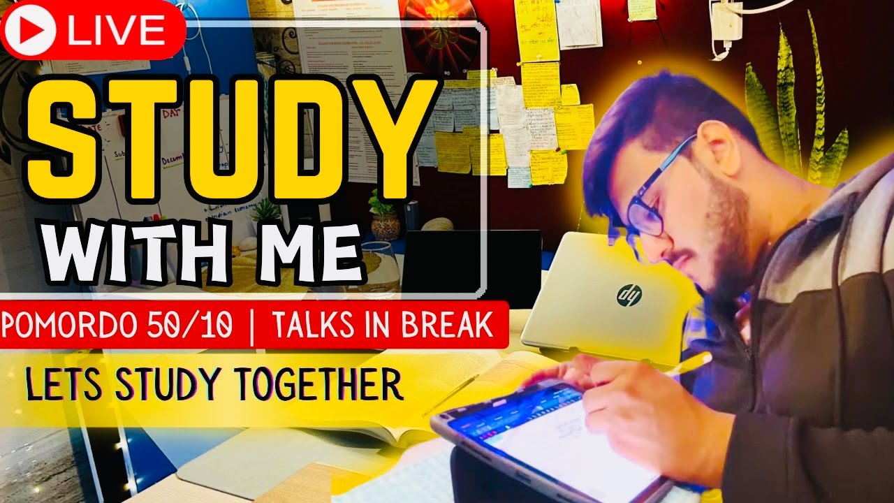 Pure Study Talk 🔴Live | Study With Me | Talks in Break | #studywithme 6+ Hours # ...