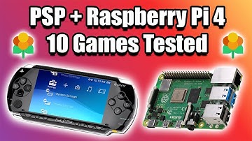 Raspberry Pi 4 PSP Test Looking Good!! 10 Games Tested LAKKA