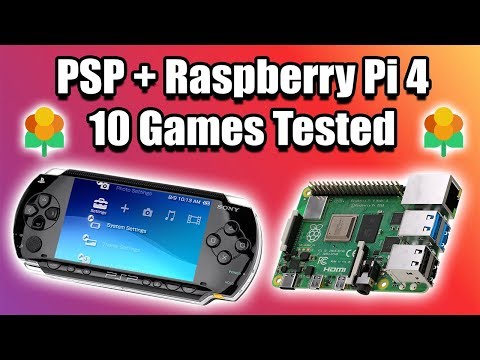 Raspberry Pi 4 PSP Test Looking Good!! 10 Games Tested LAKKA