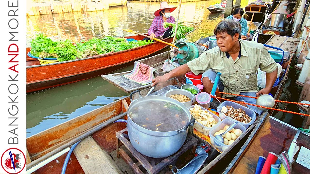 Floating Market in Thailand A Special One... YouTube