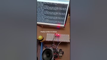 Google Voice to display Binary numbers through LEDs