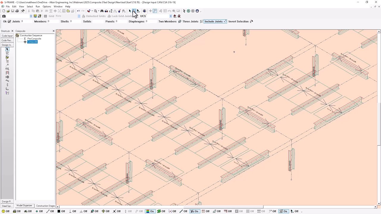 Webinar Recording: Composite Steel Design using S-FRAME