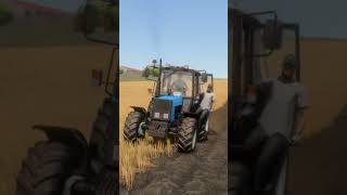 Когда бухой сел за трактор / When the drunk sat down at the tractor #clondike #farmingsimulator22