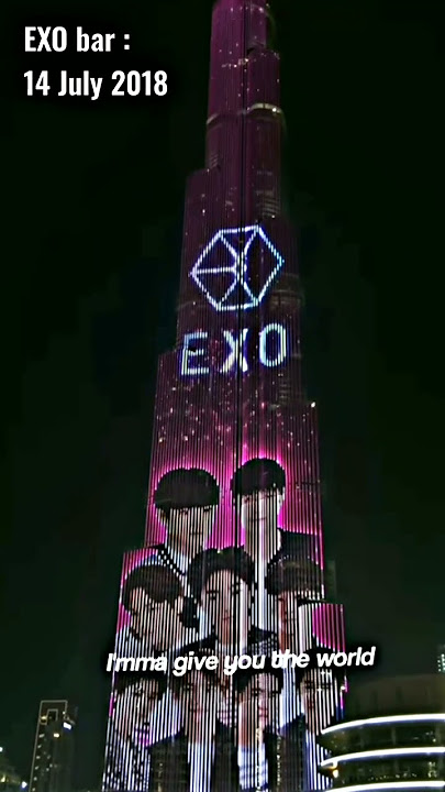 #Exo answered #mama 2017  #burjkhalifa