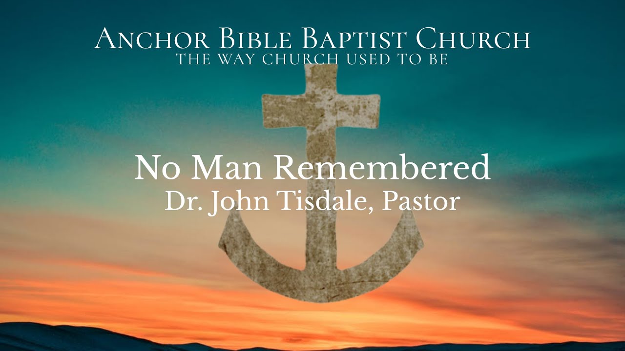 No Man Remembered