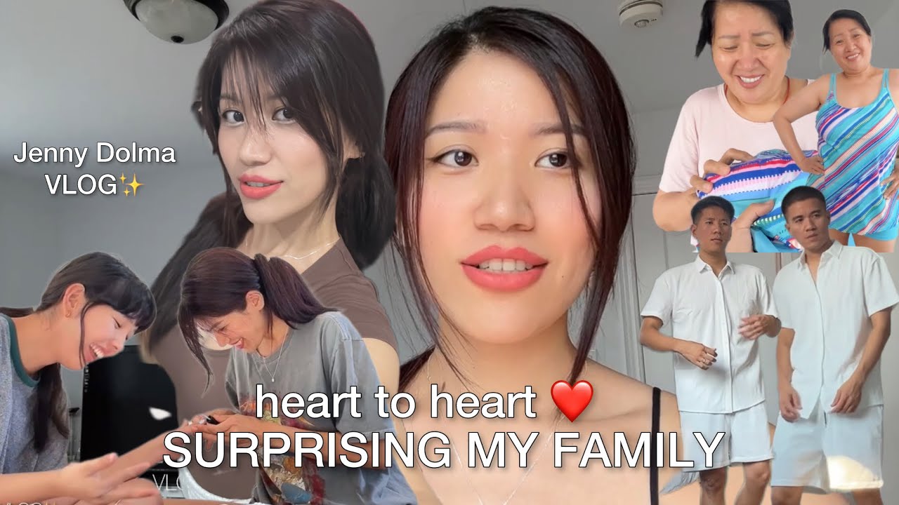 heart-to-heart talk, surprising my family, their first trip ever! 🥹❤️✨ [eng]