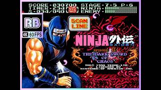 1990 [RBM 4K 60fps] NES 忍者龍剣伝II 暗黒の邪神剣 / Ninja Gaiden