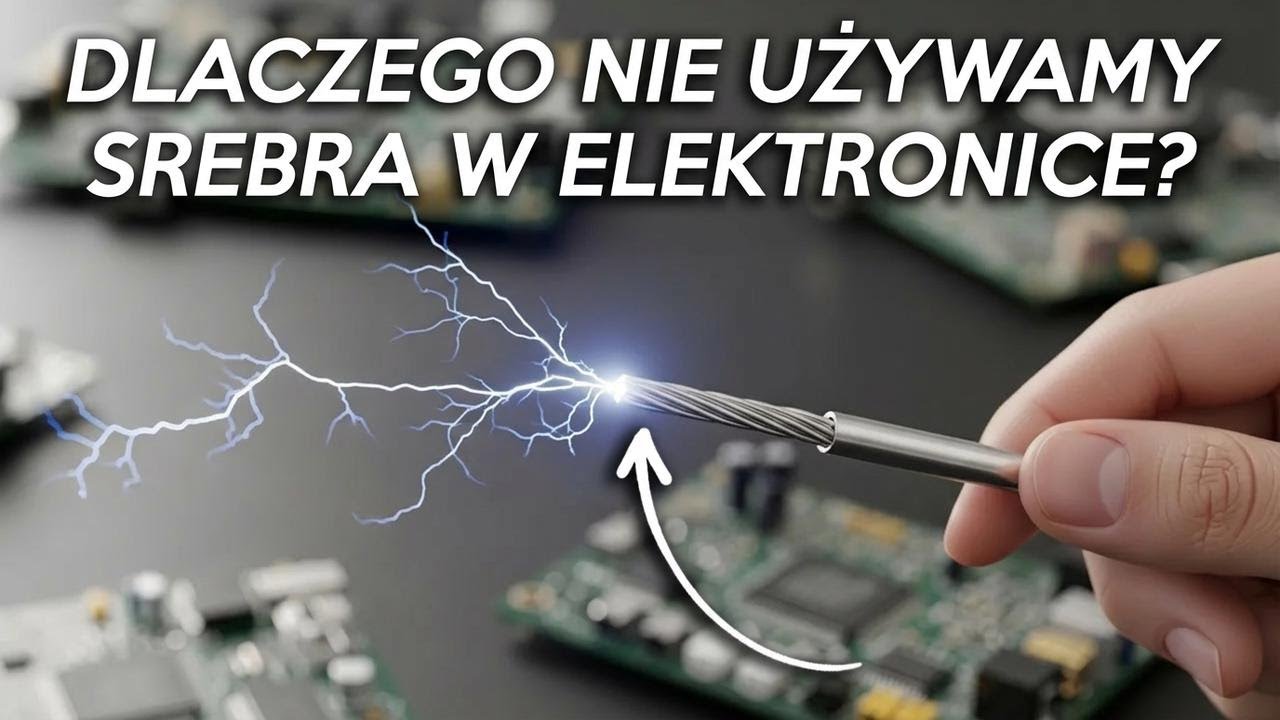 Skoro srebro najlepiej przewodzi prąd, czemu w elektronice używa się złota?