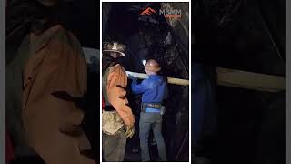 Timbering A Gold Mine Raise #goldmining #timber #underground
