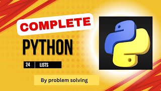👉 Python List tutorial 9 with problem solving